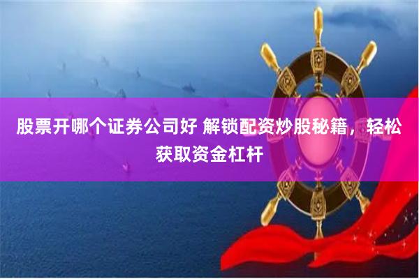 股票开哪个证券公司好 解锁配资炒股秘籍，轻松获取资金杠杆