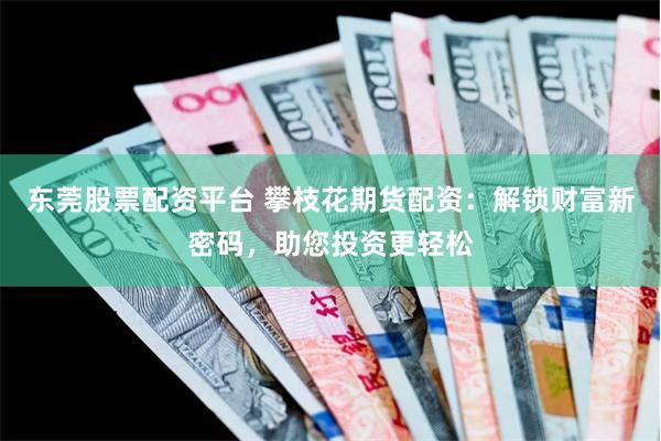 东莞股票配资平台 攀枝花期货配资：解锁财富新密码，助您投资更轻松